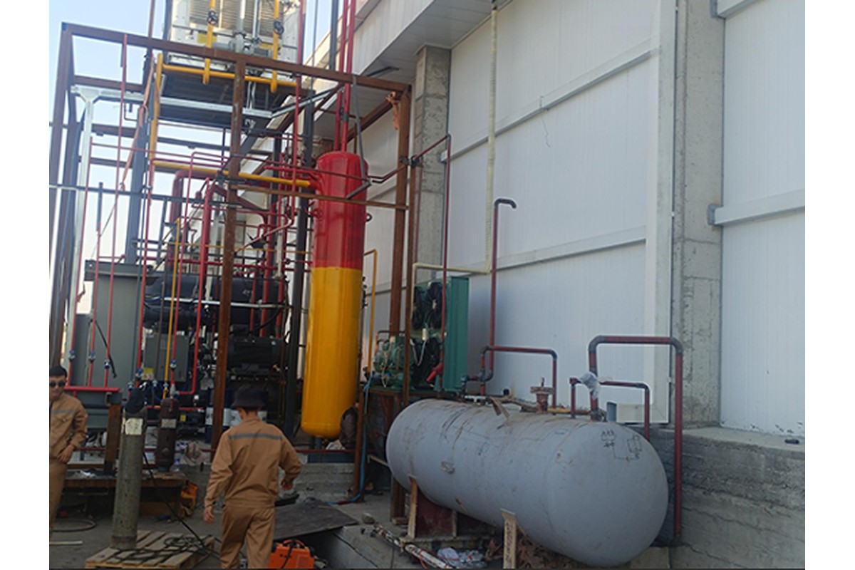Entrega de unidad integrada de congelación y refrigeración en espiral, Uzbekistán